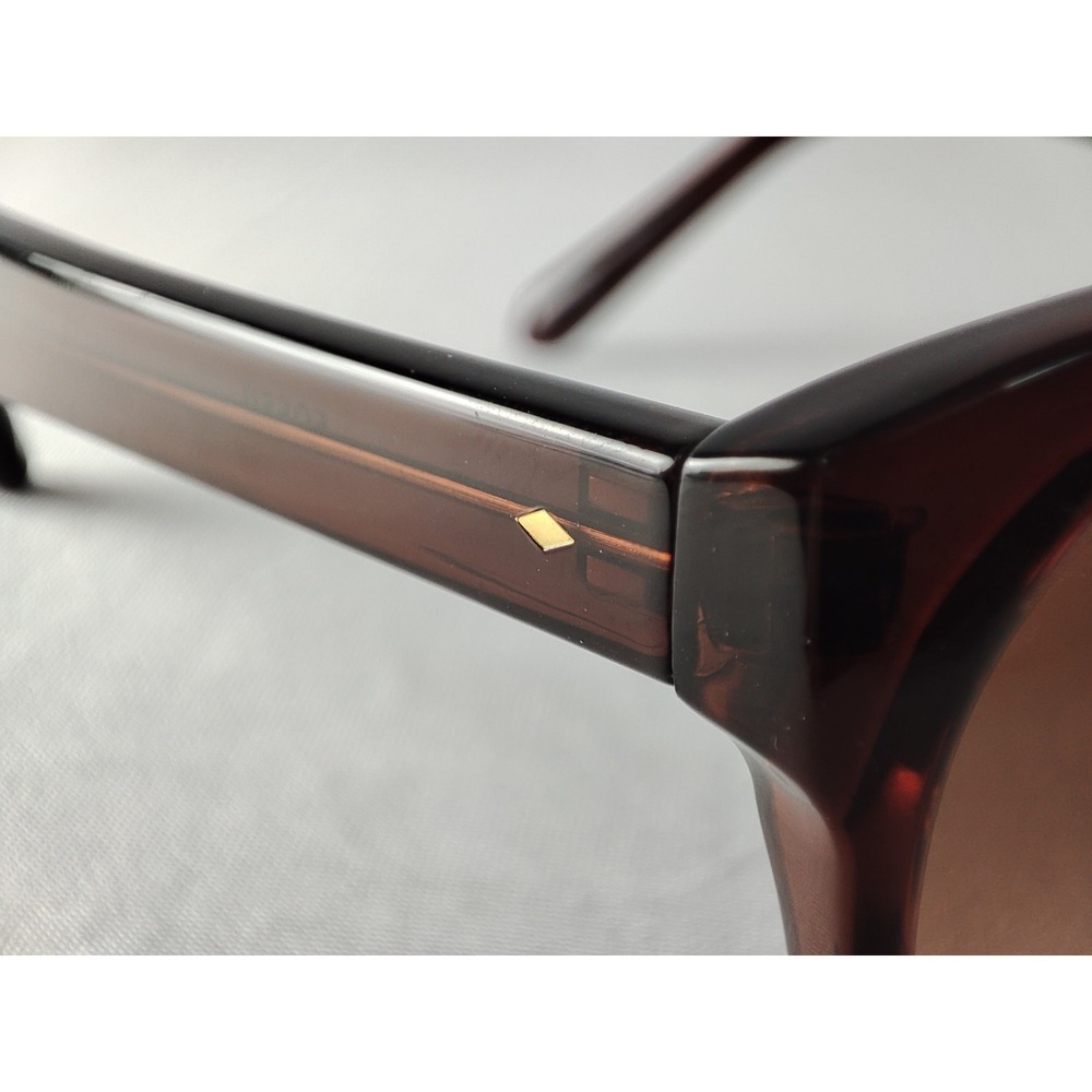 Fossil FW124 Brown Translucent Oversized Sunglasses Women's Butterfly 58-15-142 - Picture 5 of 10